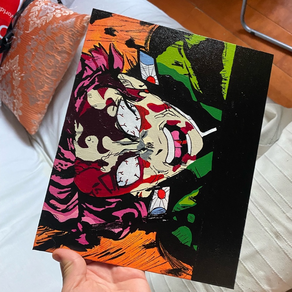 Tanjiro painting